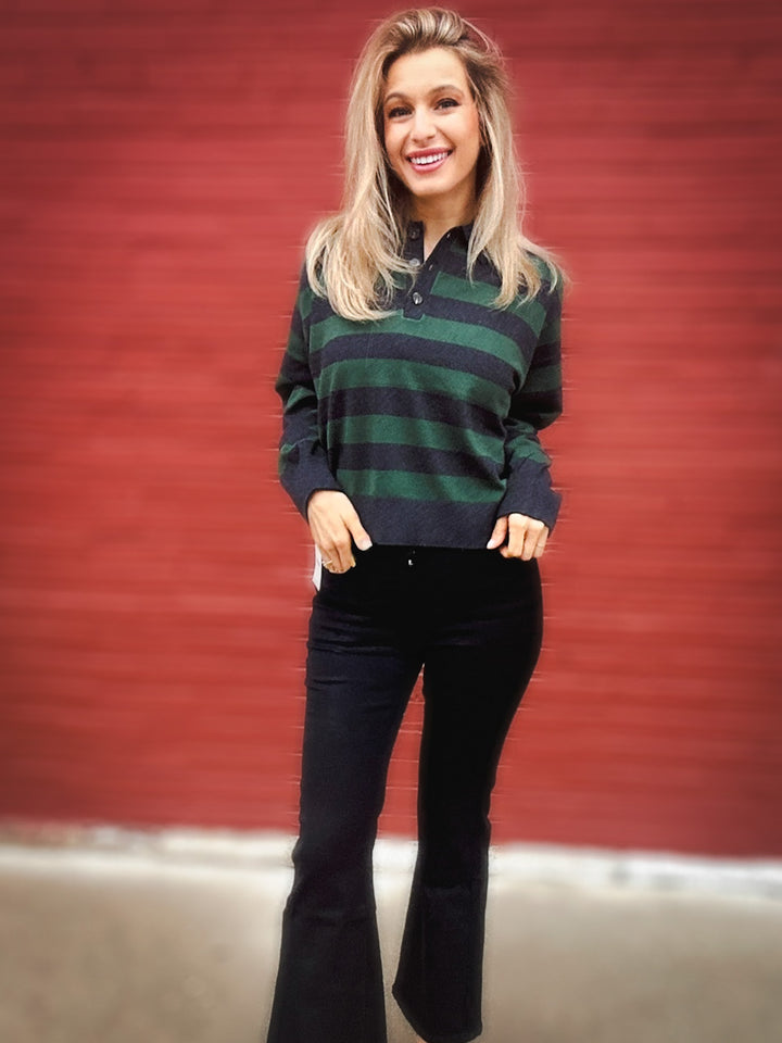 DL1961 Bridget Cropped Bootcut in Hail