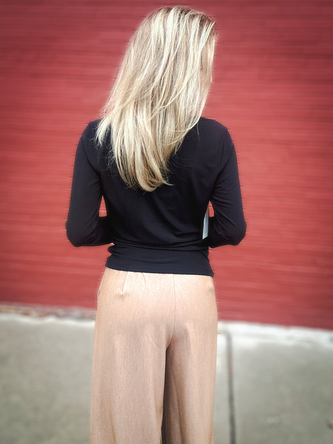 Karen Kane Cross My Heart Top