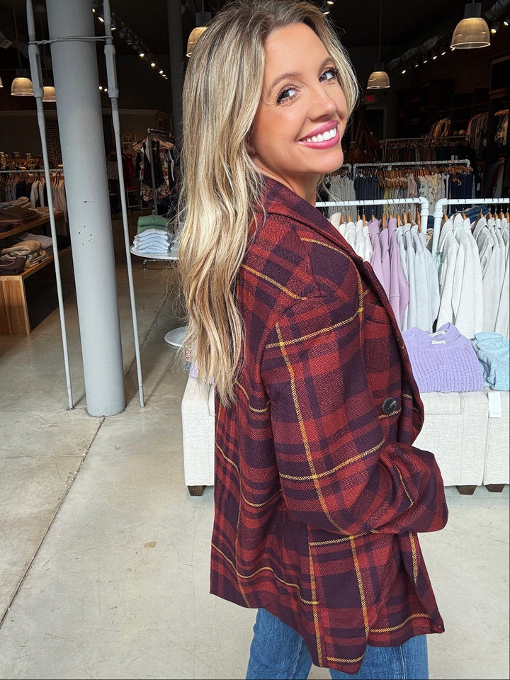 Free People Dean Double Breasted Blazer