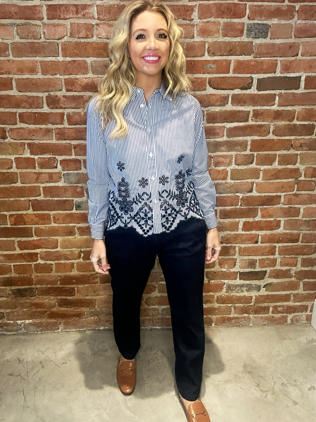 Renuar Threaded Trends Blouse