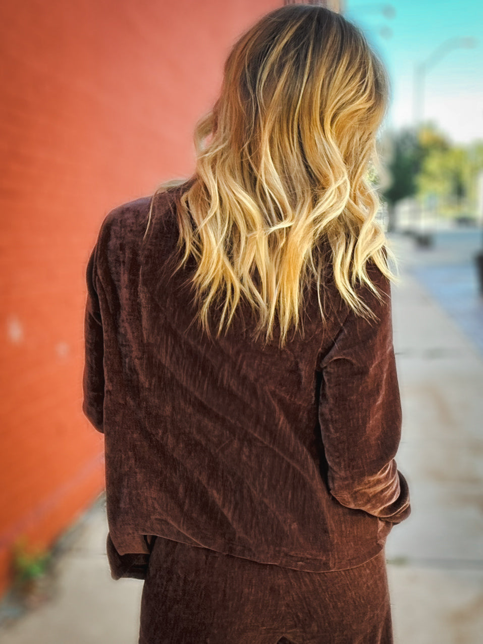 Hello Nite Texture Theory Blazer