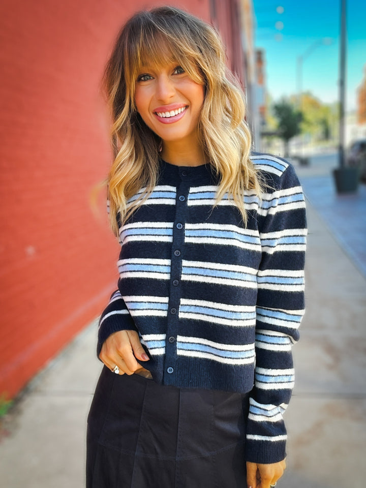 Z Supply Medina Stripe Cardigan
