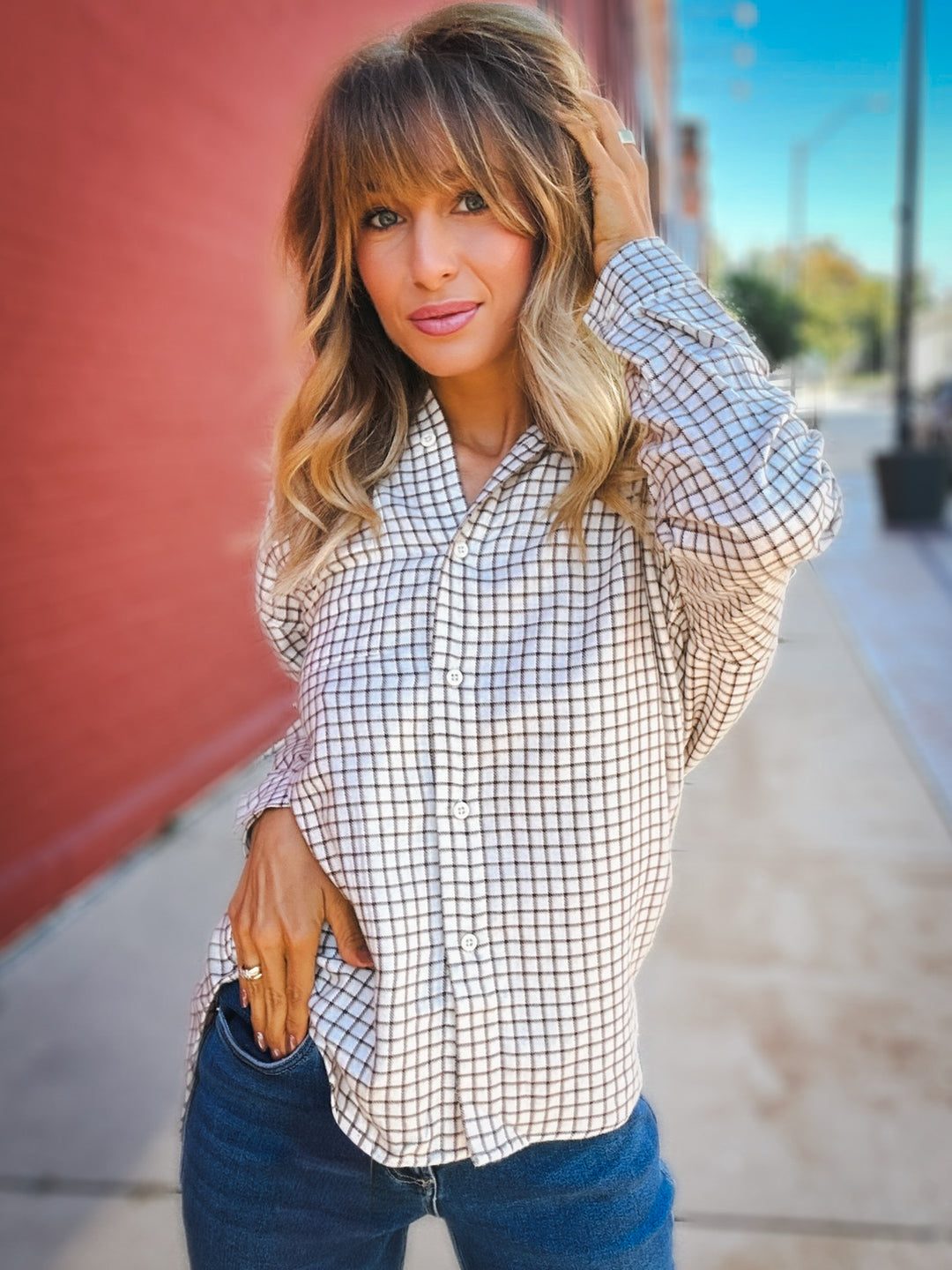 Z Supply River Plaid Button Up
