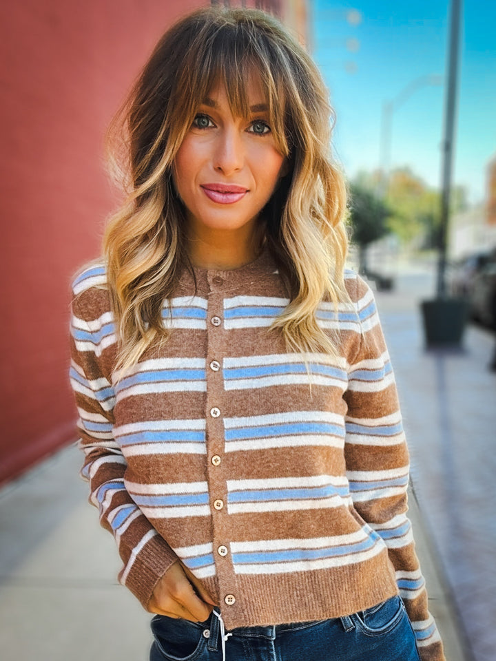 Z Supply Medina Stripe Cardigan