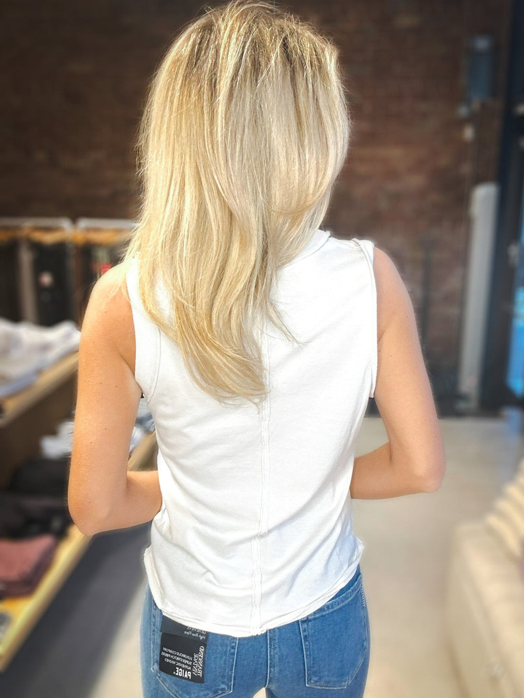 Dear John Zo Raw Edge Tank