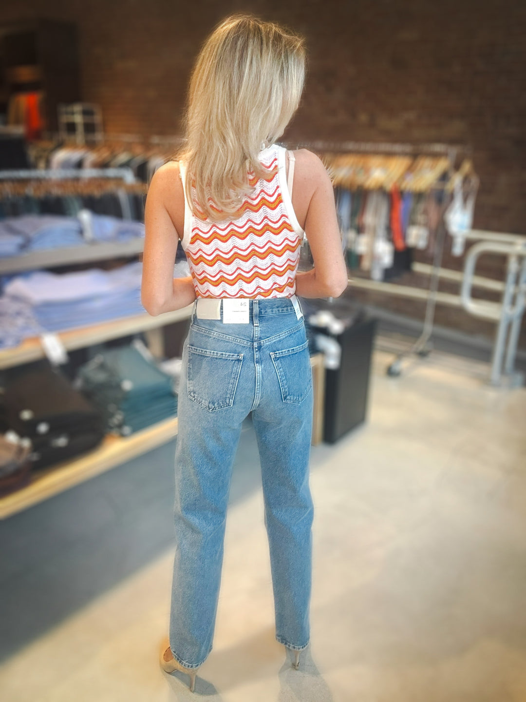 Citizens Of Humanity Blaine High Rise Straight in Perri