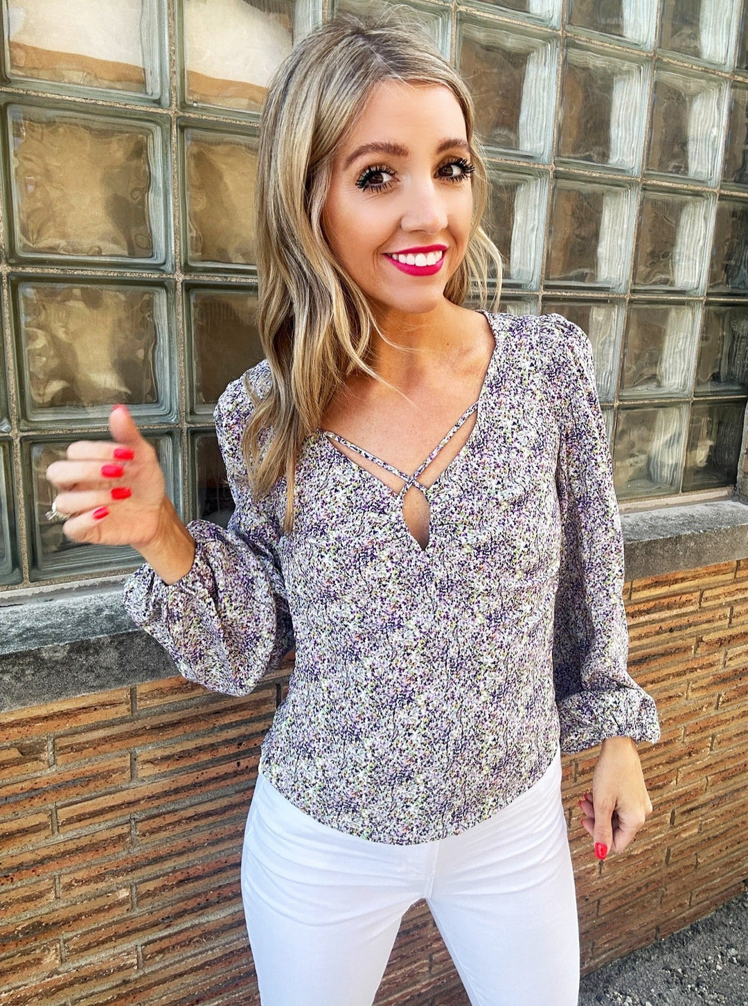 Floral Elegance Top
