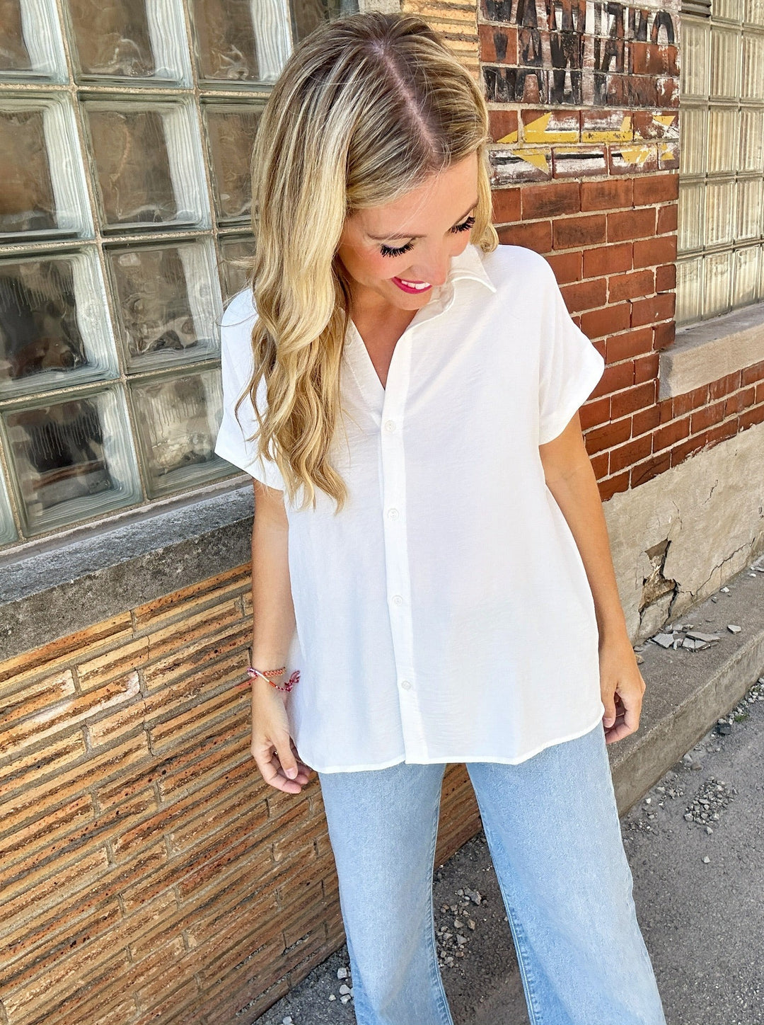 Casually Sophisticated Button Down Top