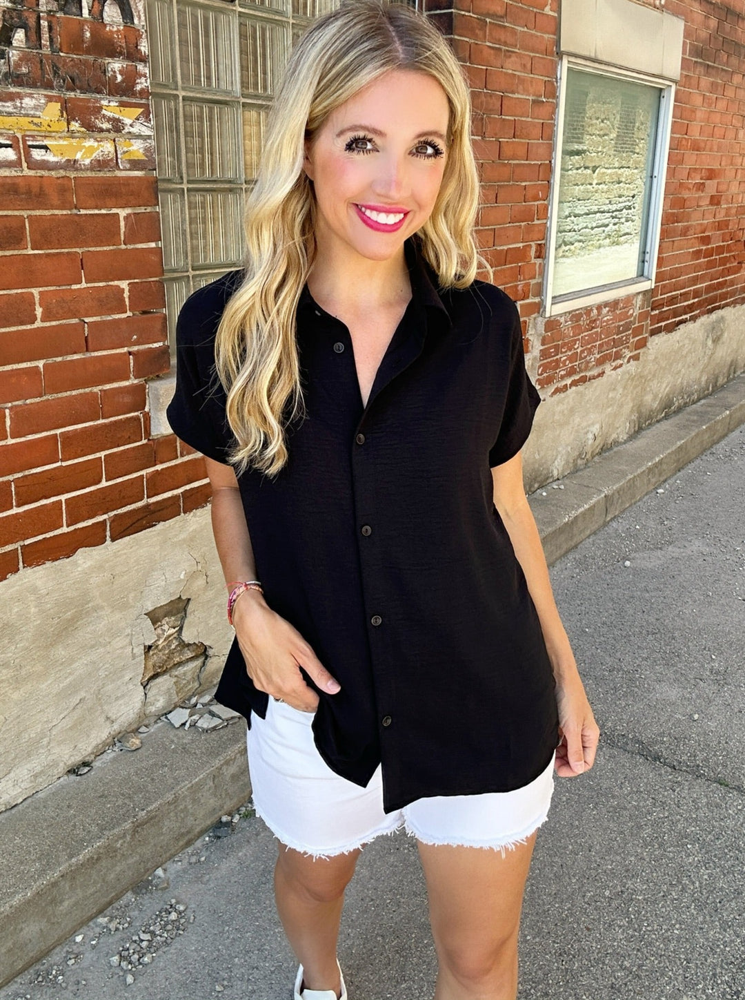 Casually Sophisticated Button Down Top