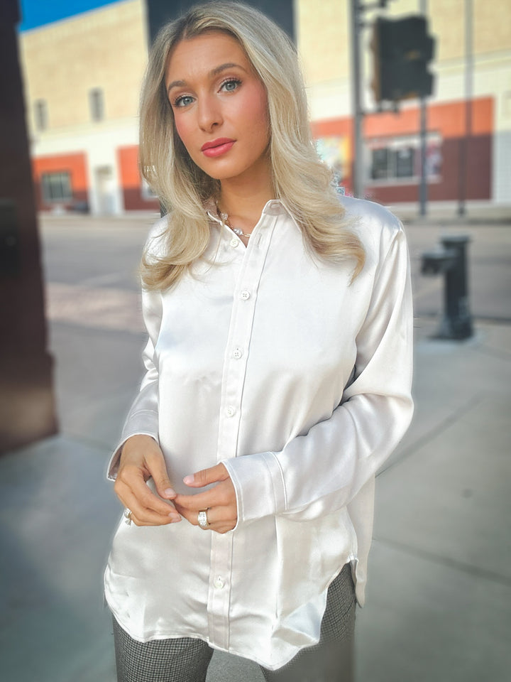 Spanx Better Than Silk Buttondown