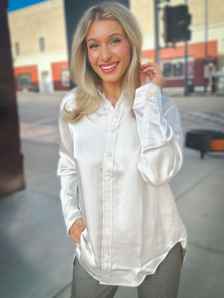 Spanx Better Than Silk Buttondown