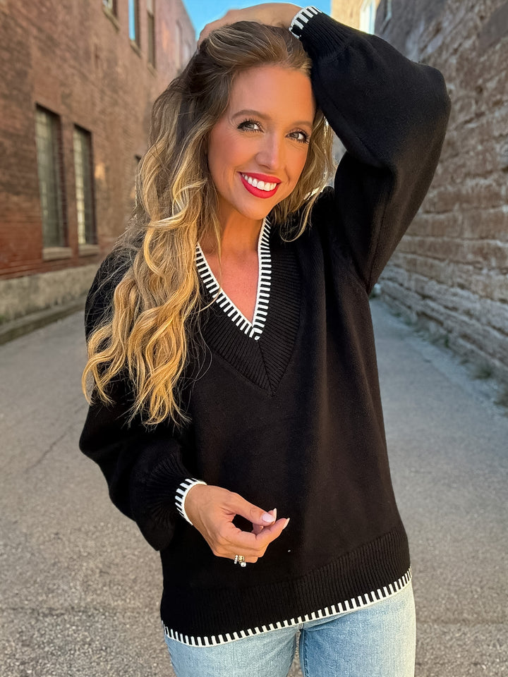 Karen Kane Fashion Game Sweater