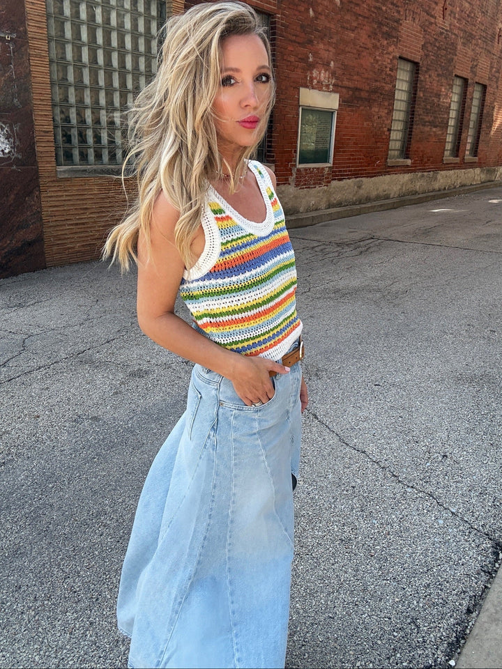 Free People Aquarius Maxi Skirt