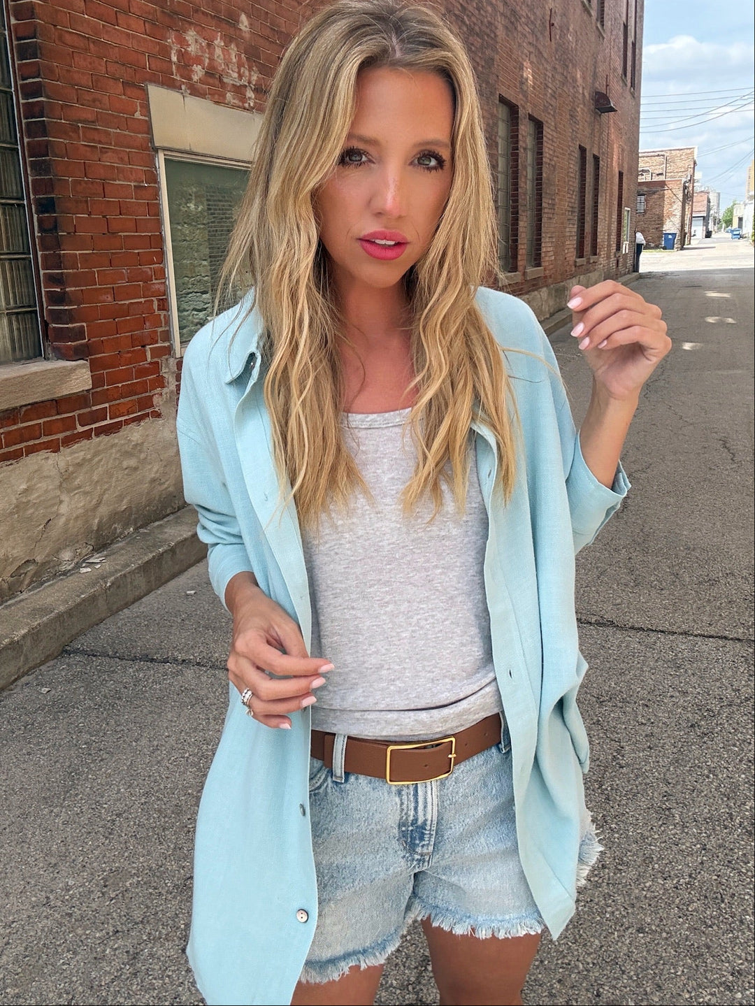 Tribal Updated Classic Button Front Shirt
