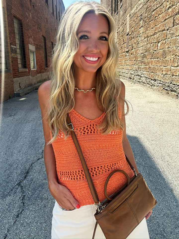 Sadie & Sage Open Skies Crochet Top