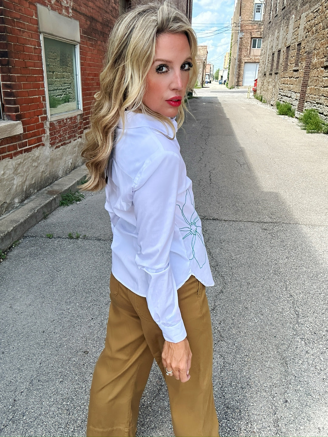 Renuar Floral Fantasy Blouse