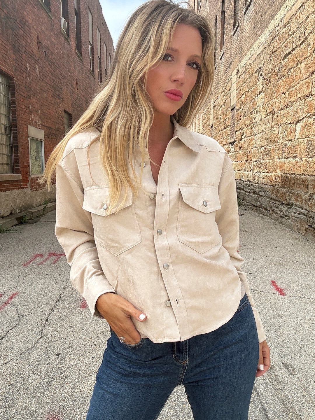 Velvet Heart Enya Shacket