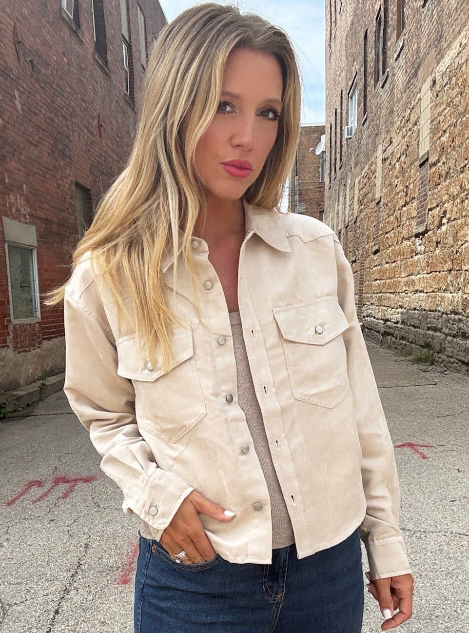 Velvet Heart Enya Shacket