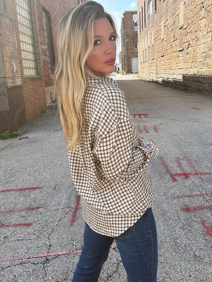 Z Supply River Plaid Button Up