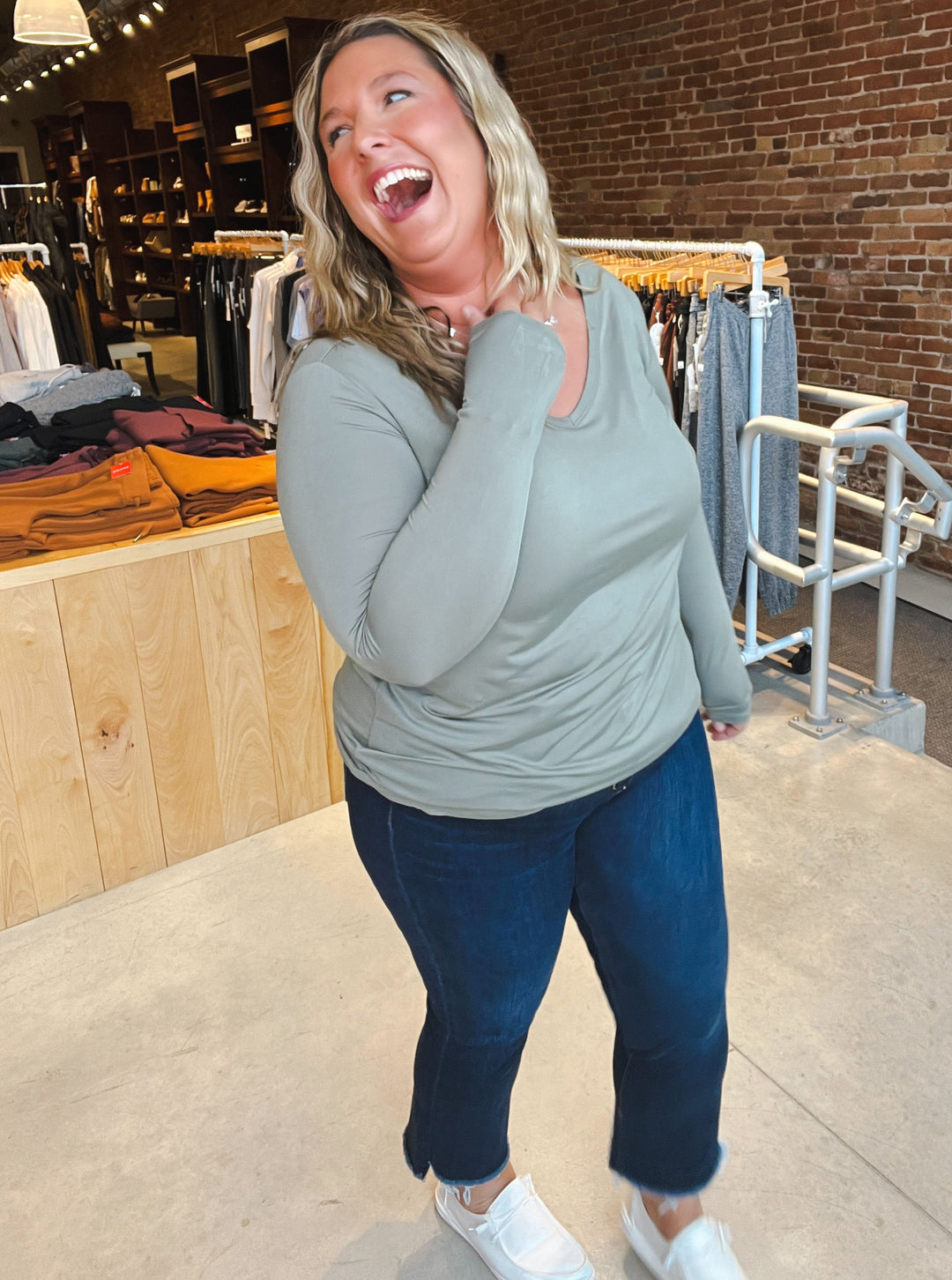 Anytime, Anywhere Long Sleeve Top