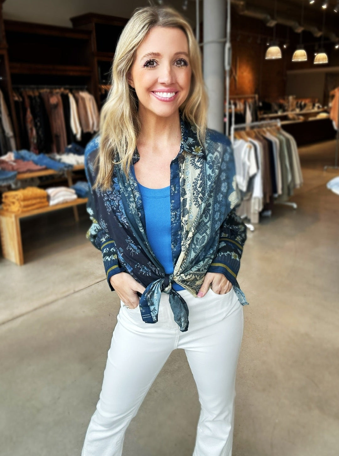 Free People Flower Patch Top