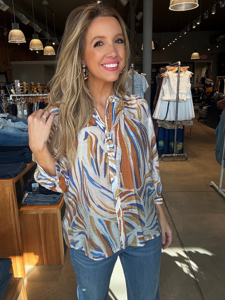 Tribal Gracefully Yours Dolman Sleeve Blouse
