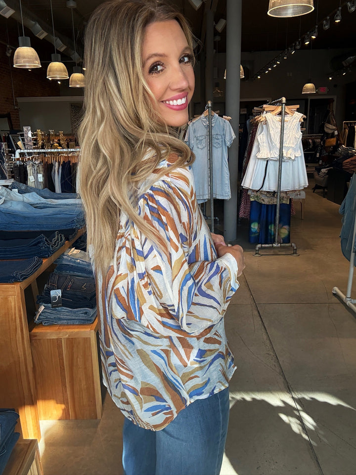 Tribal Gracefully Yours Dolman Sleeve Blouse