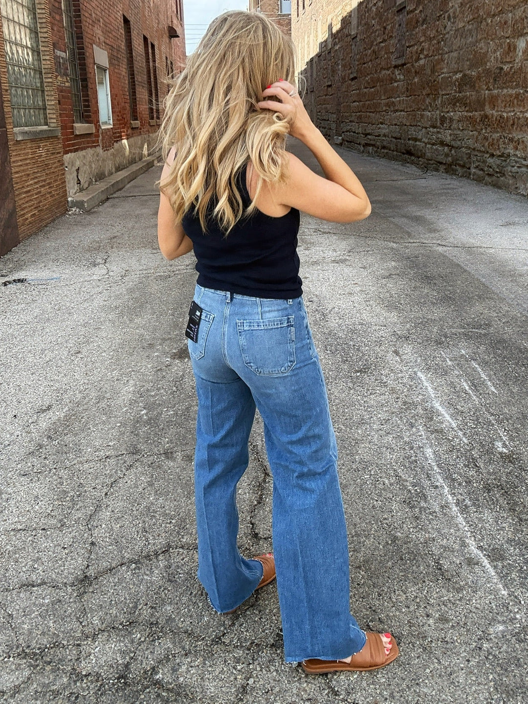 Paige Anessa 31" Wide Leg in Viva