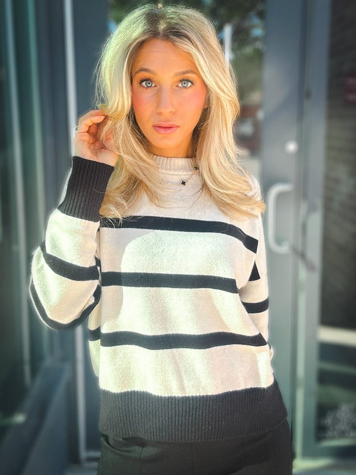 Z Supply Jordane Striped Sweater