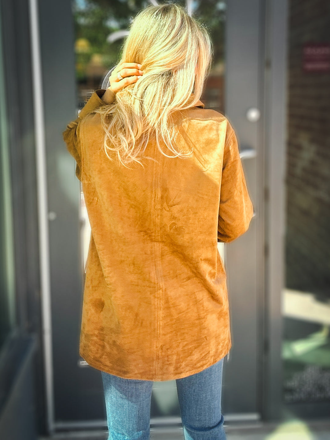 Z Supply Decker Faux Suede Chore Jacket