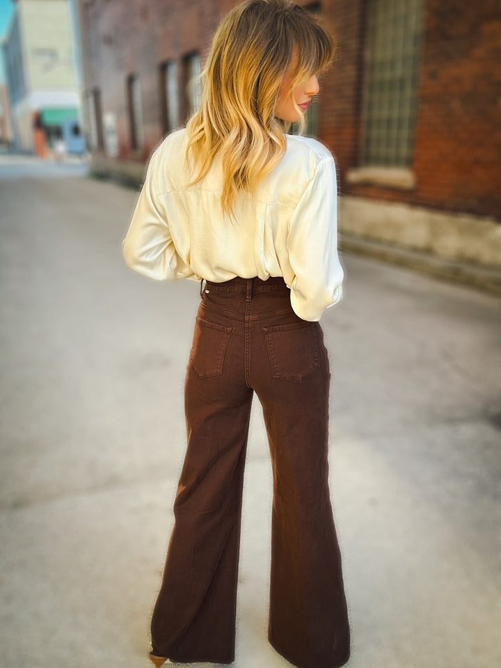 Dear John Fiona Bootcut in Dark Oak