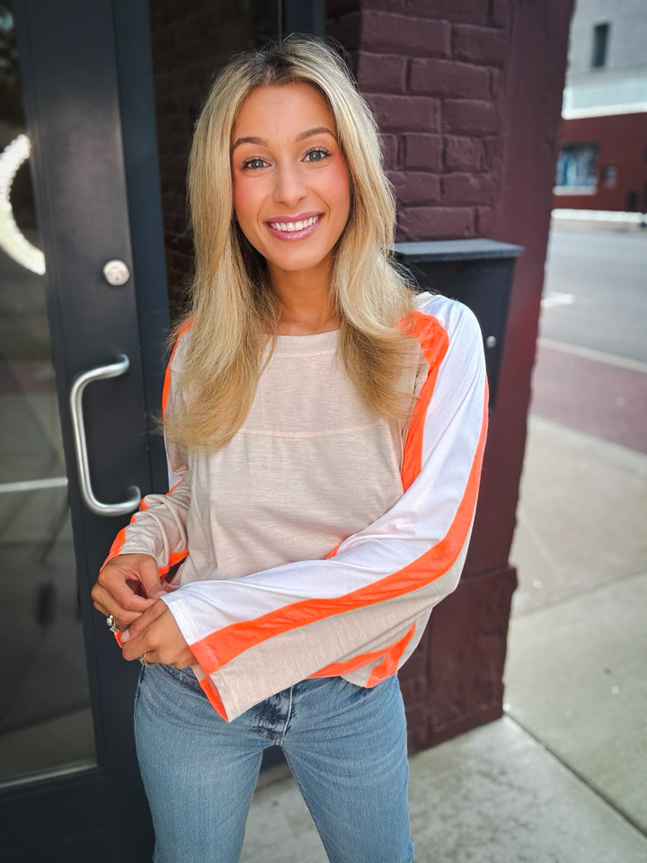 Free People Go For The Goal Long Sleeve