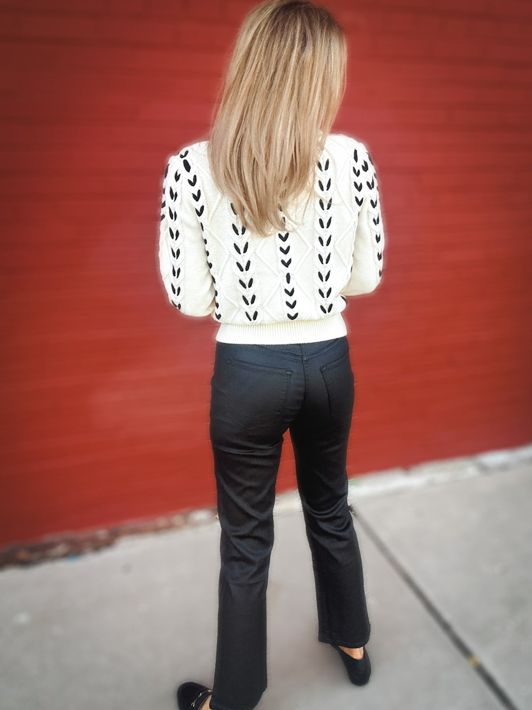 Dear John Anika Mid Rise Staight Leg in Black