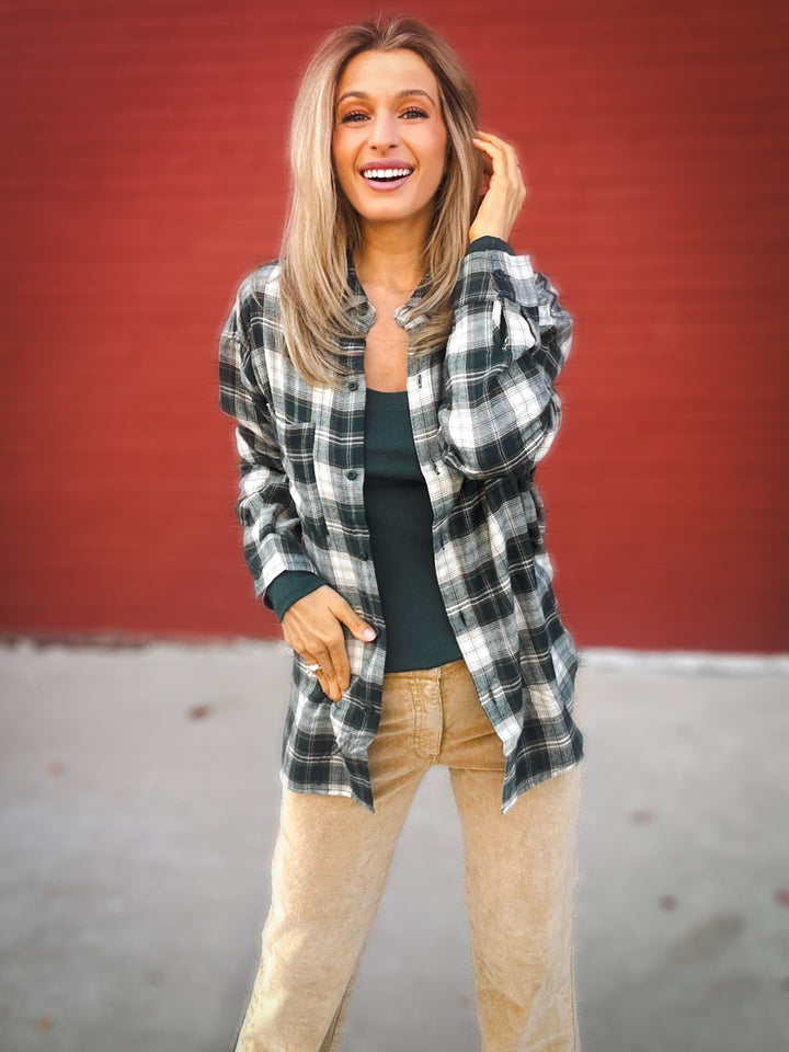 Z Supply River Plaid Button Up