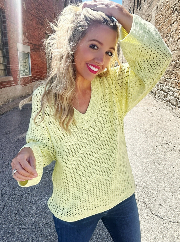 Z Supply Kiami Crochet Sweater