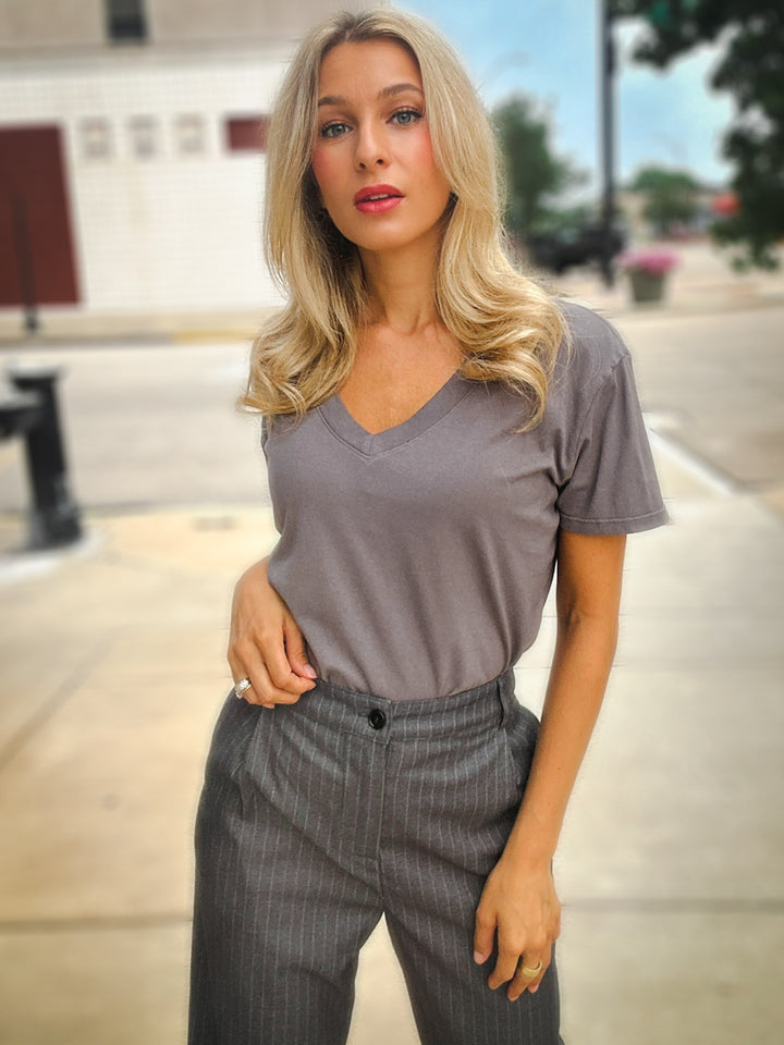 Z Supply Weekdays V-Neck Tee