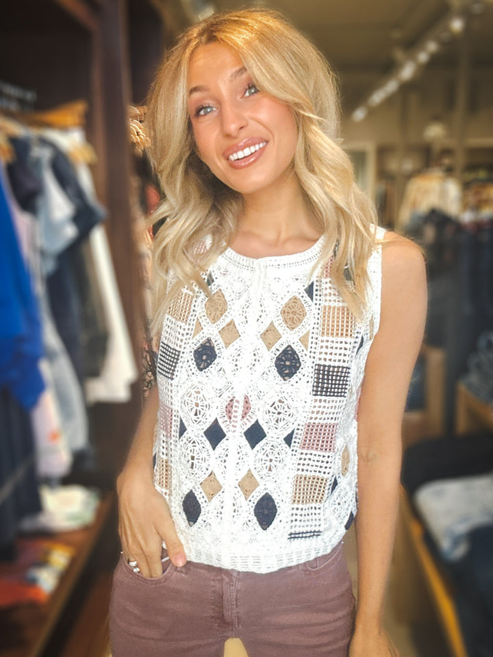 Charlie B Crochet Keeper Tank