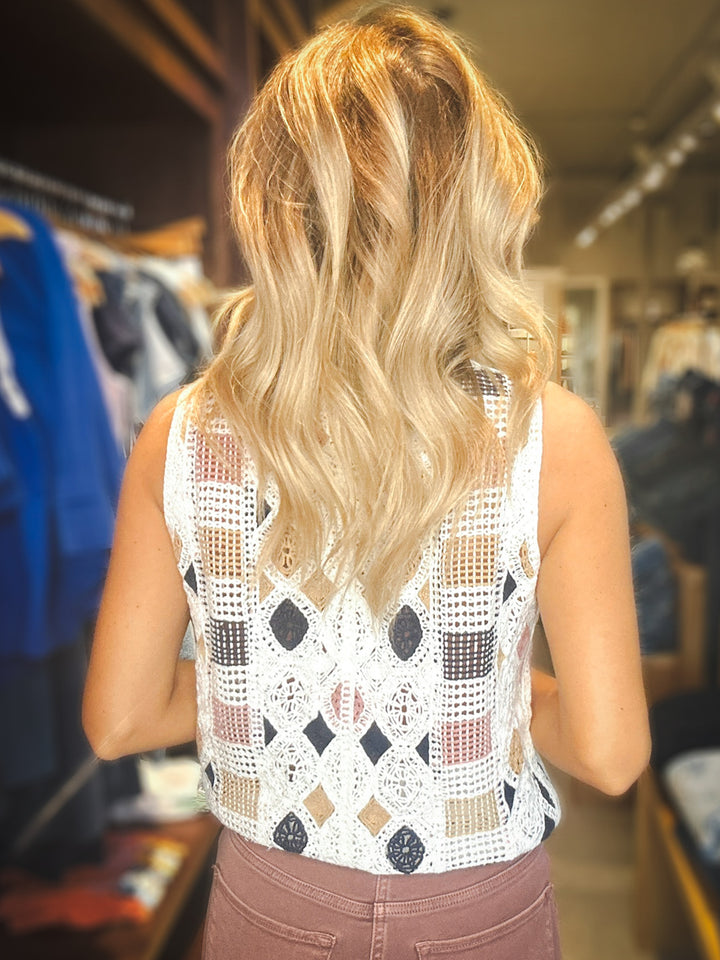 Charlie B Crochet Keeper Tank
