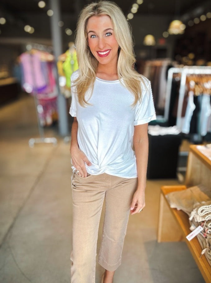 Tribal Exceptional Simplicity Knot Front Top