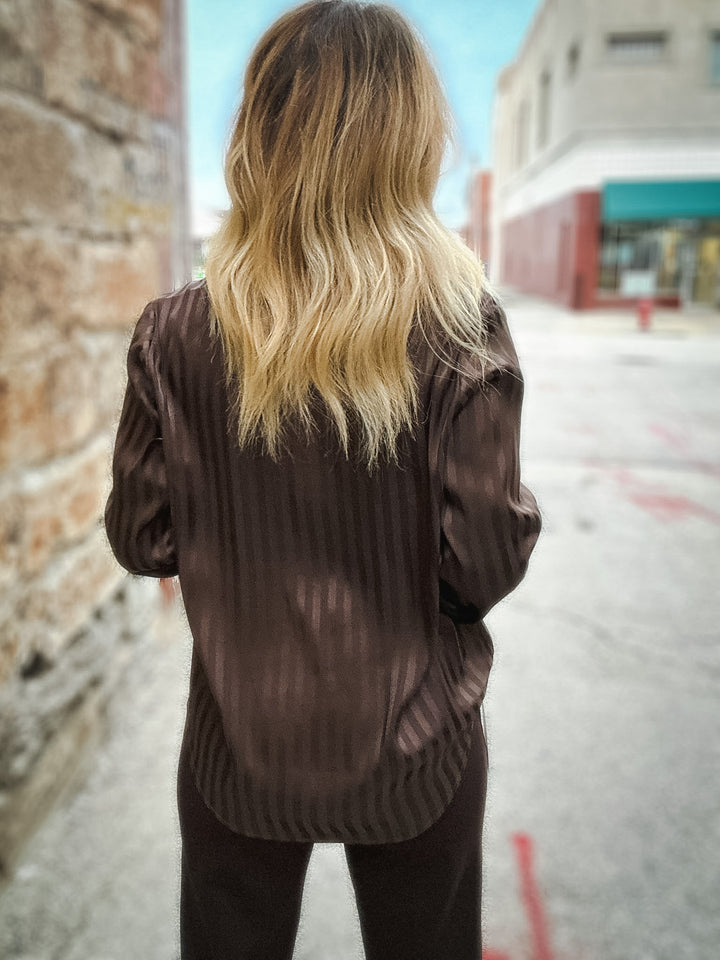 Renuar Mocha Moment Blouse