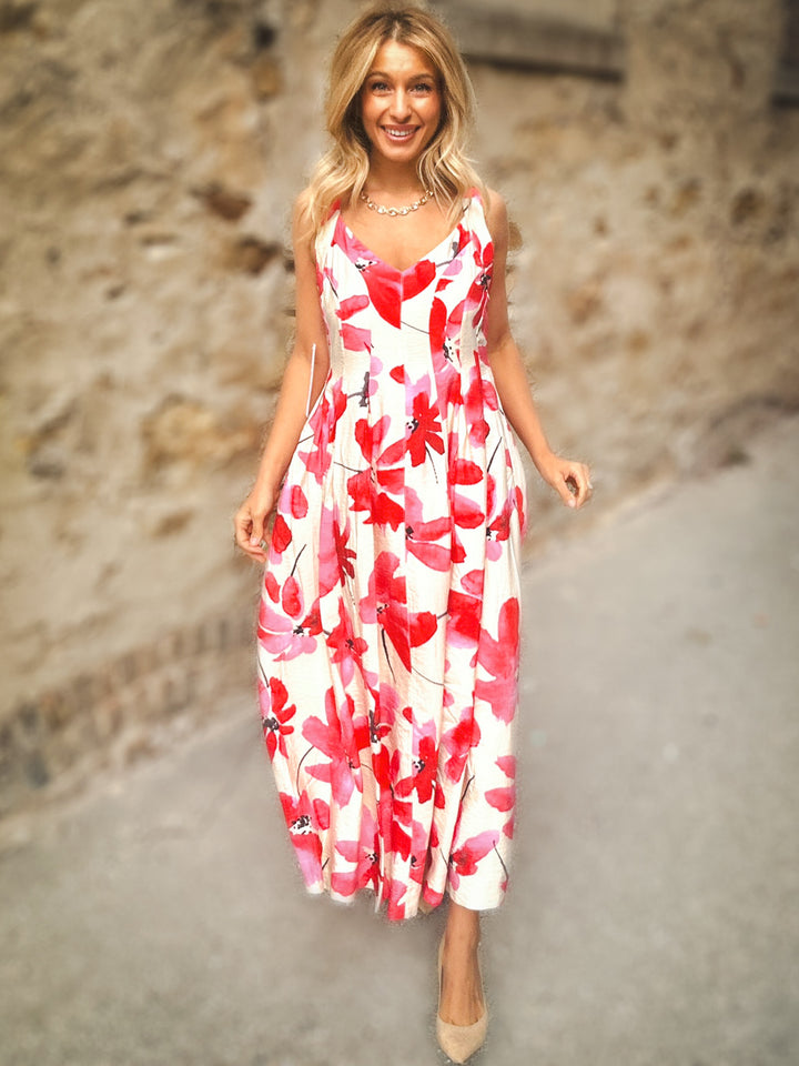 Tribal Garden Romance Maxi Dress