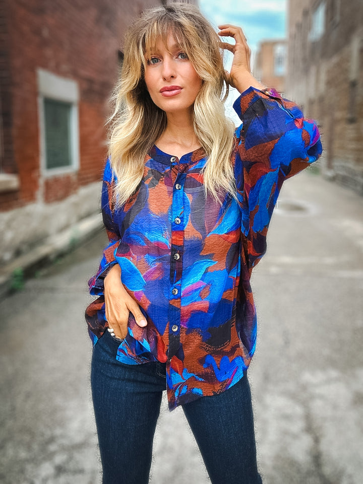 Tribal Made You Look Blouse
