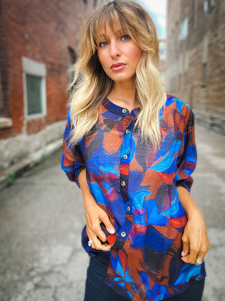Tribal Made You Look Blouse