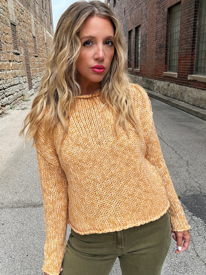 Free People Opal Rolneck Knit Sweater
