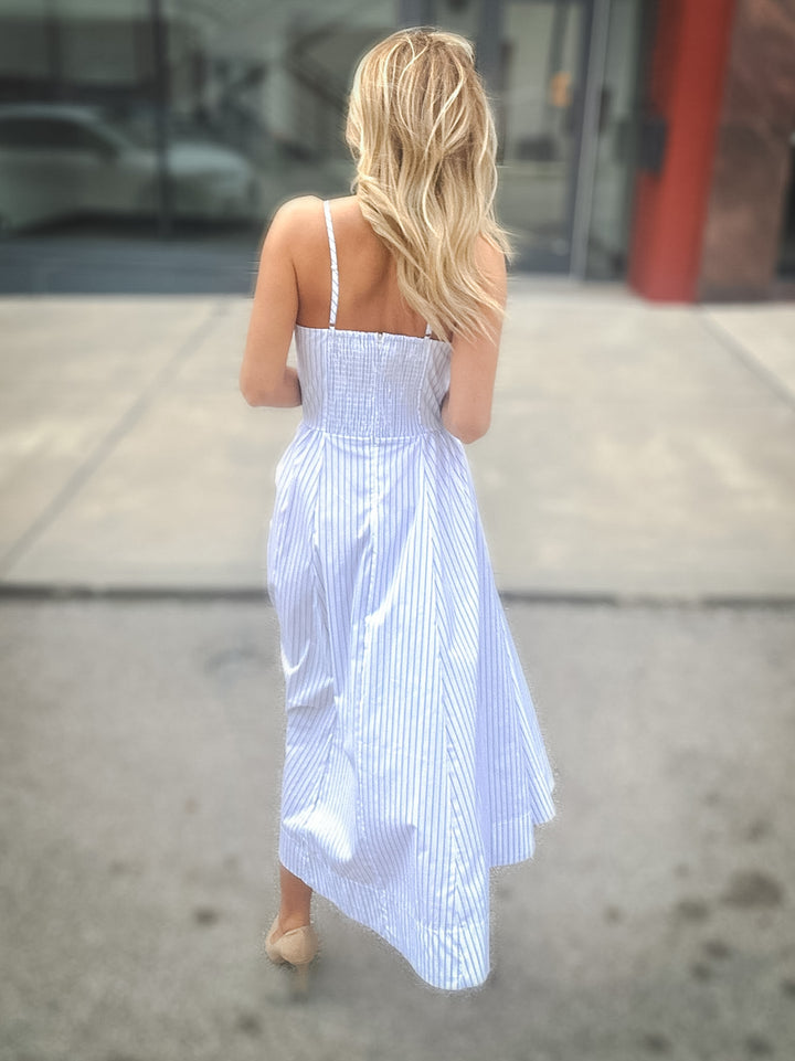 Bishop + Young Taylor Poplin Stripe Dress