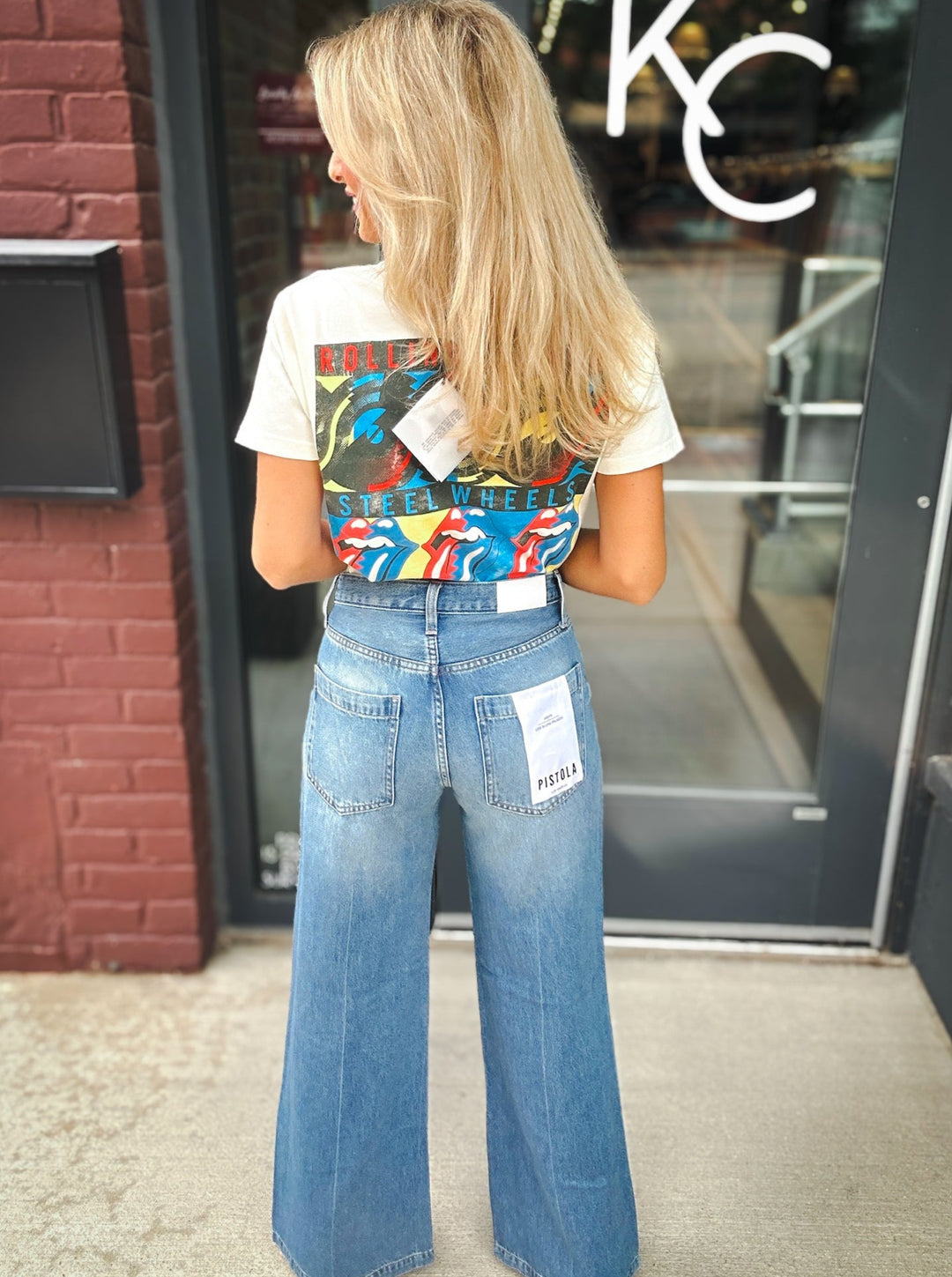 Pistola Jadyn Relaxed Palazzo in Echo Park