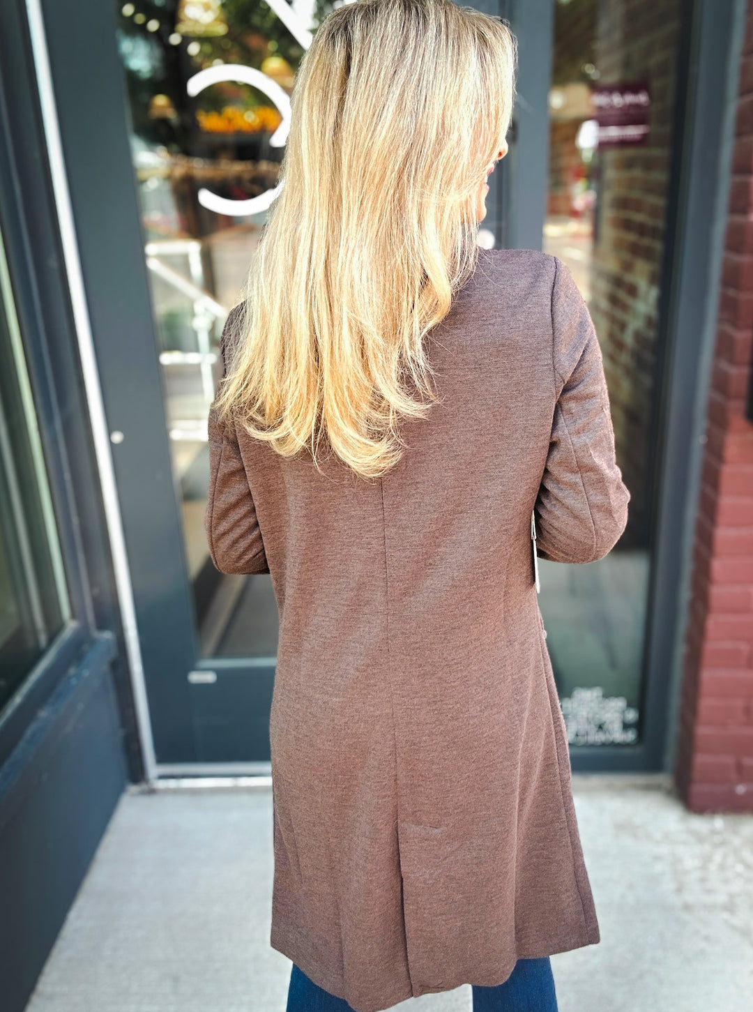 Dex Elevated Element Longline Knit Blazer