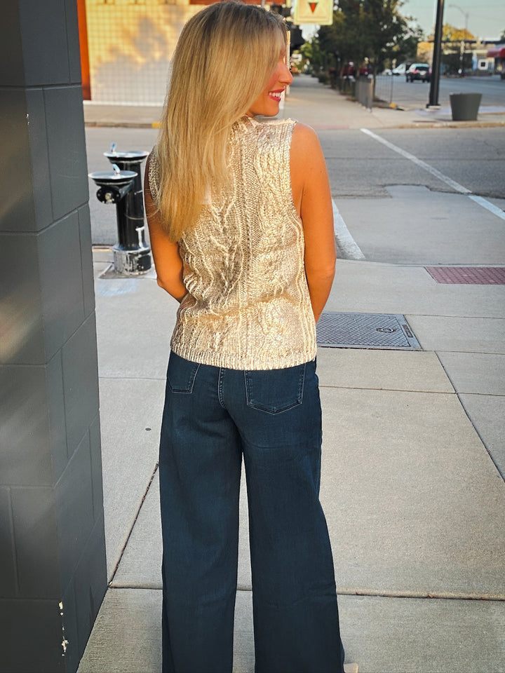 DL1961 Hepburn High Rise Wide Leg in Stream