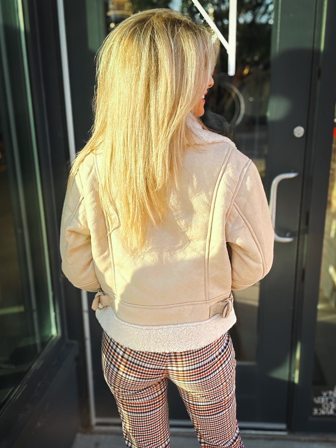 Dear John Twyla Cropped Sherpa Jacket