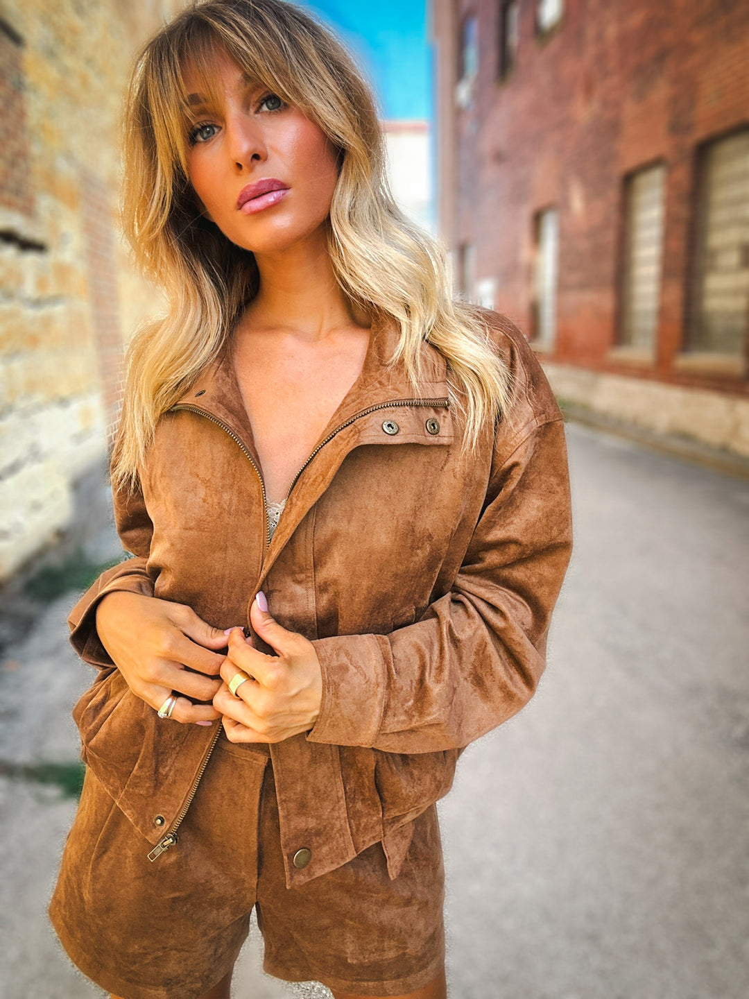 Z Supply Corin Bubble Hem Jacket